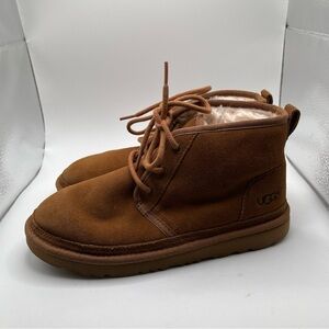 EUC UGG Neumel II Boot chestnut ankle boots  size EU 36 UK 5 US 6